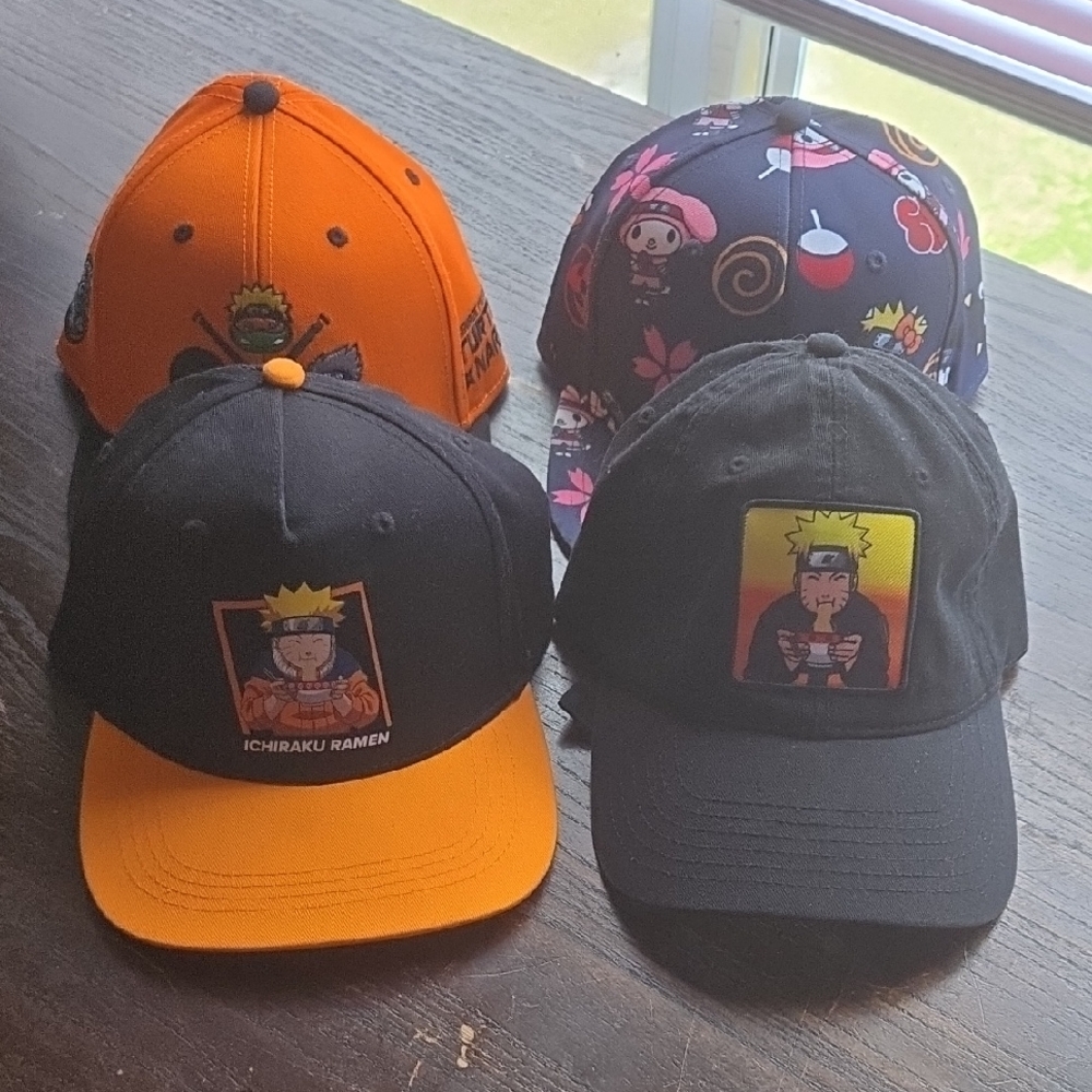 4 Naruto Hats